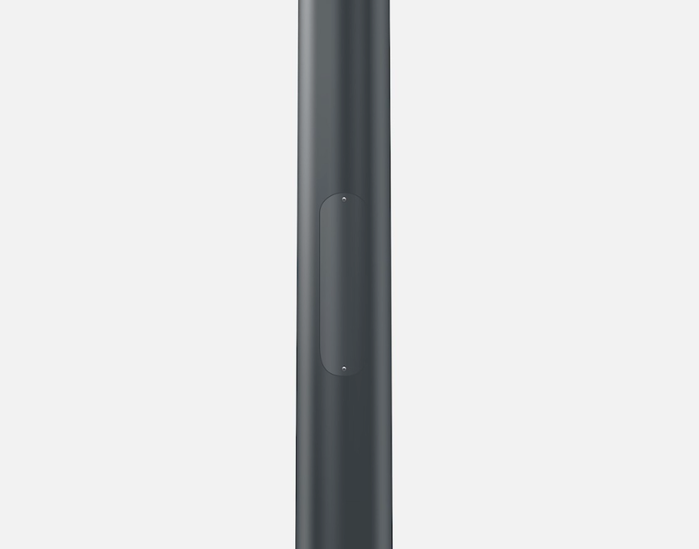 Lyktstolpe, lamphöjd 4m, kompositstolpe